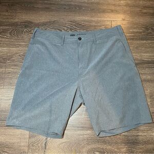 AVID fishing Men's Stylish Gray Flat Front Shorts 36